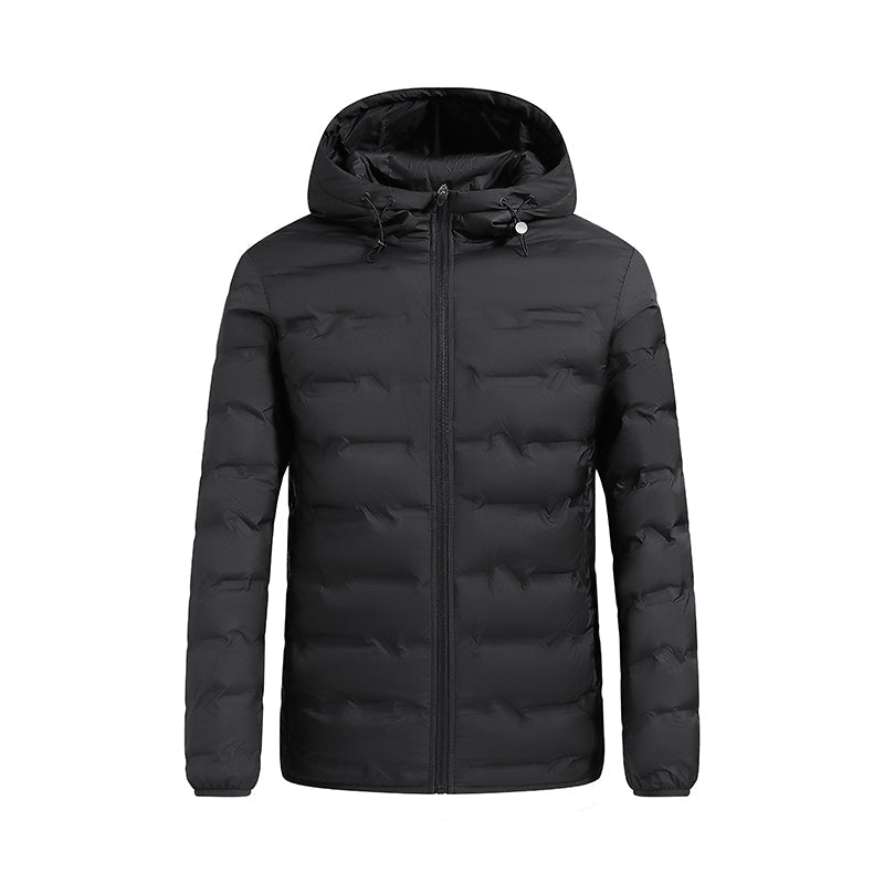 Yves Men's Puffer Jacket - styled view