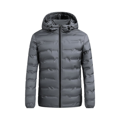 Yves Men's Puffer Jacket - full-length view