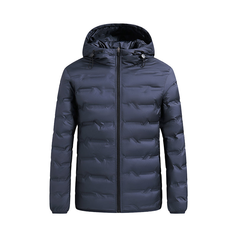 Yves Men's Puffer Jacket - close-up detail