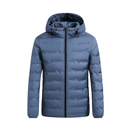Yves Men's Puffer Jacket - shown in use