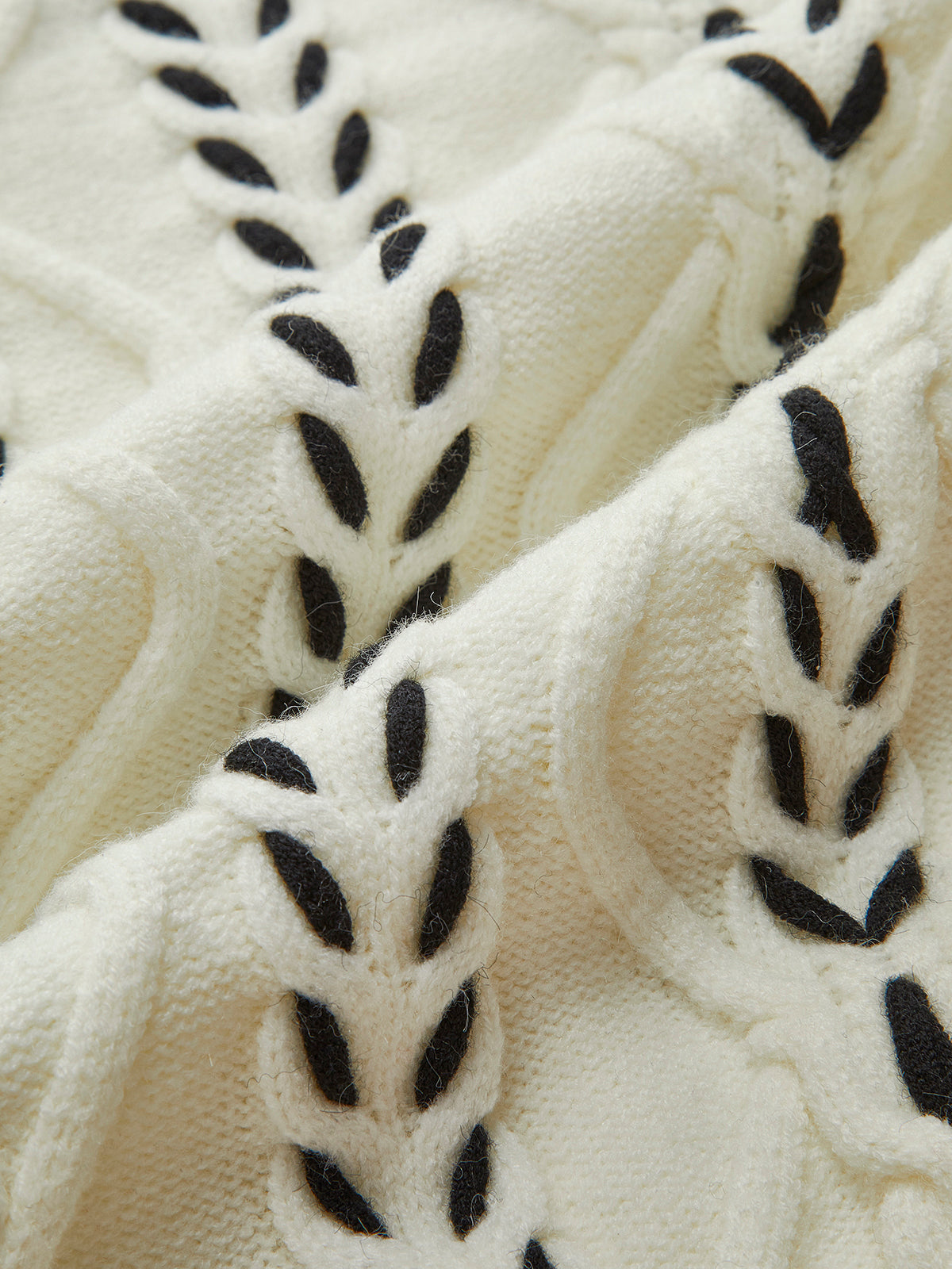 Darcy Women's Sweater - fabric and finish detail