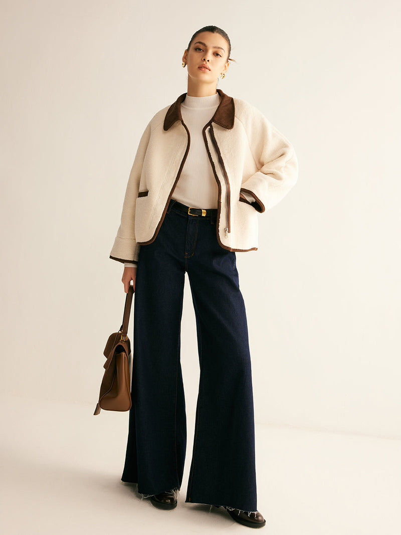 Mabel Women's Jacket | Contrast, Long Sleeve