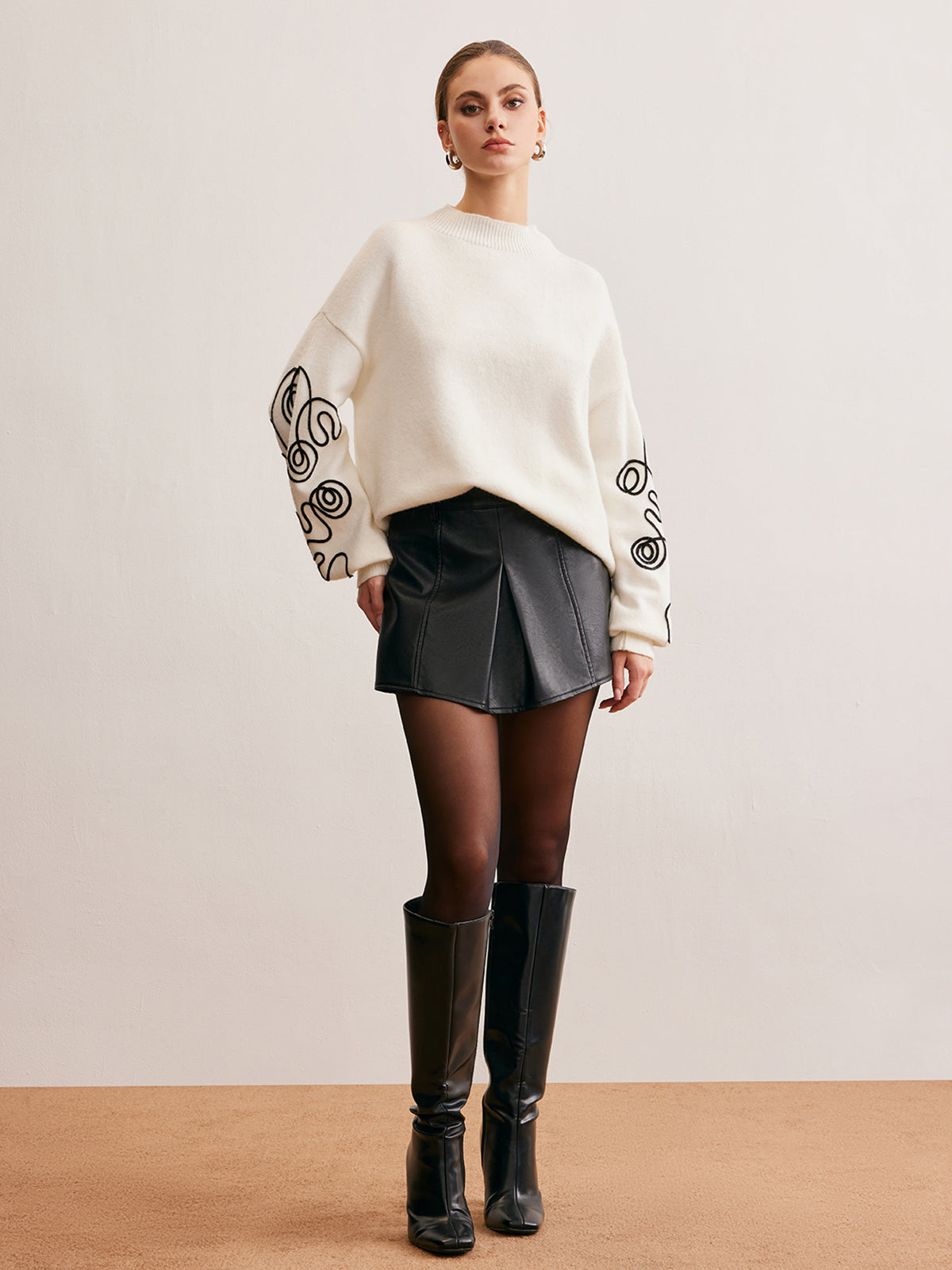 Liana Women's Sweater - back view