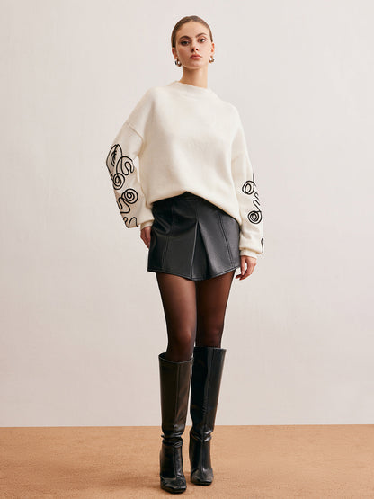 Liana Women's Sweater - back view