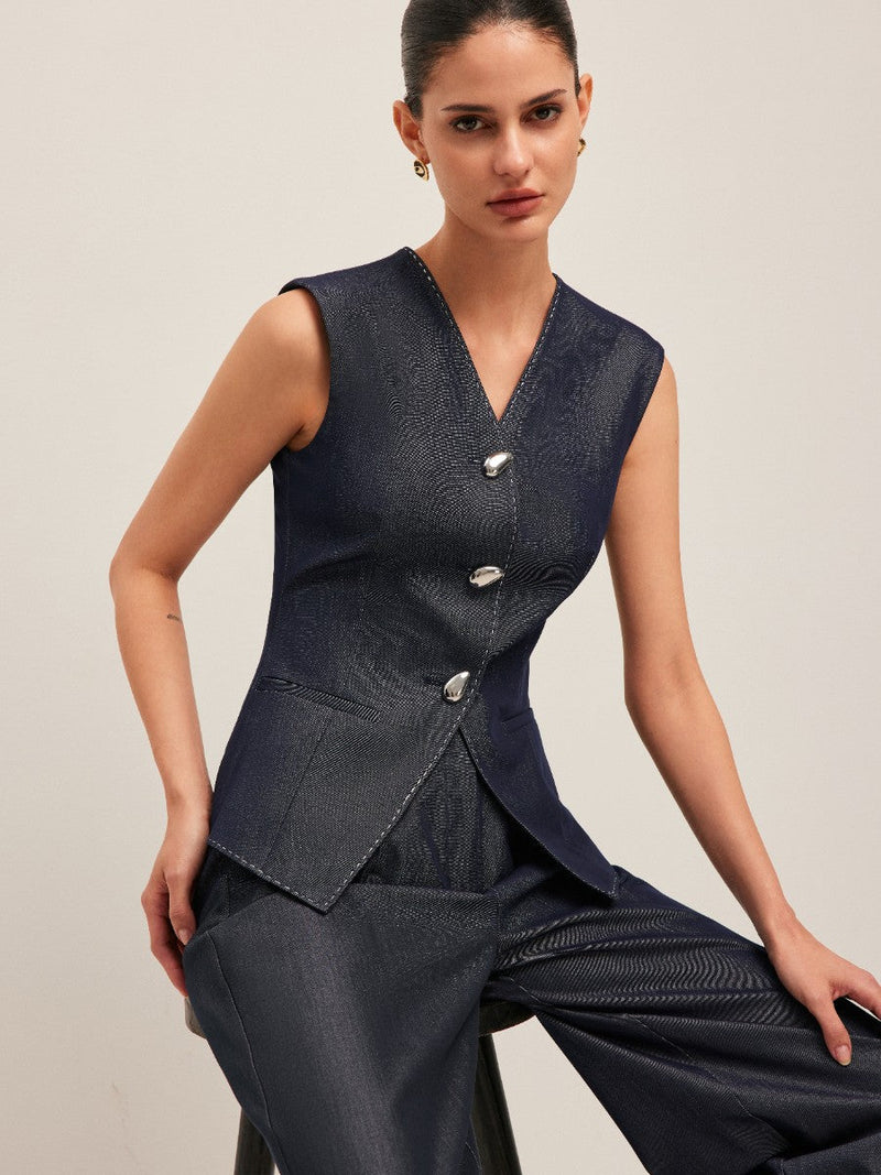 Bijou Women's Vest - styled view