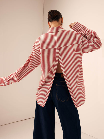 Beatrix Women's Linen Shirt - styled view