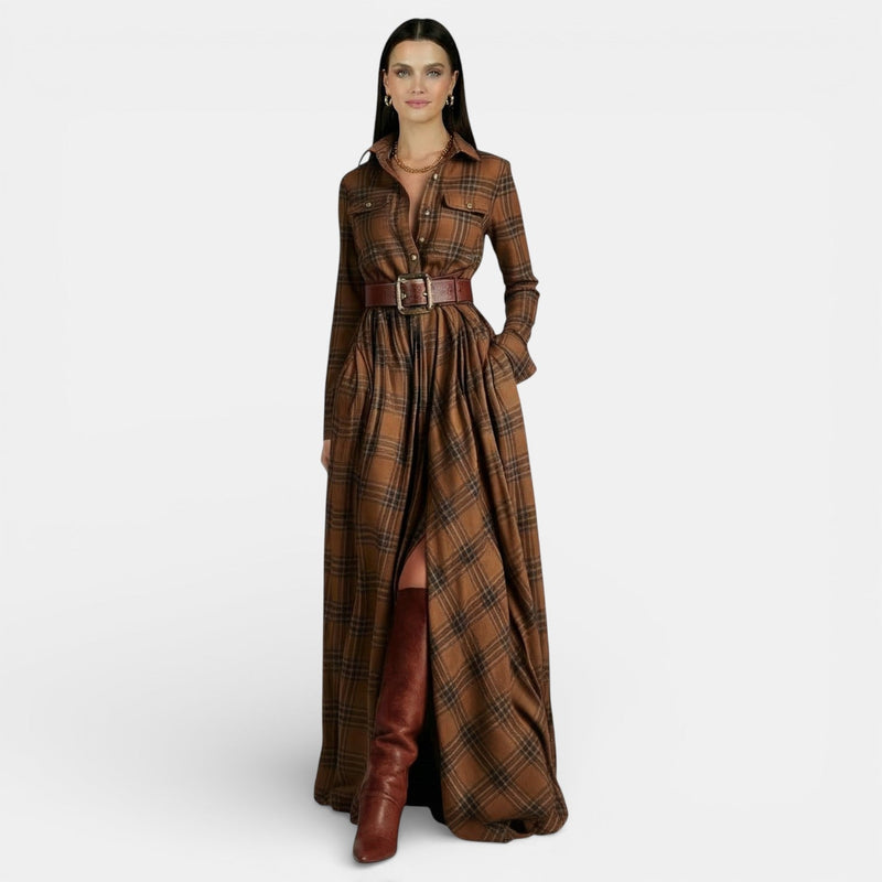 Edith Women's Maxi Dress - flat lay