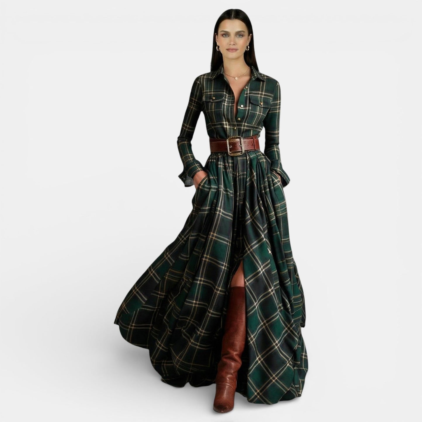 Edith Women's Maxi Dress - styled view