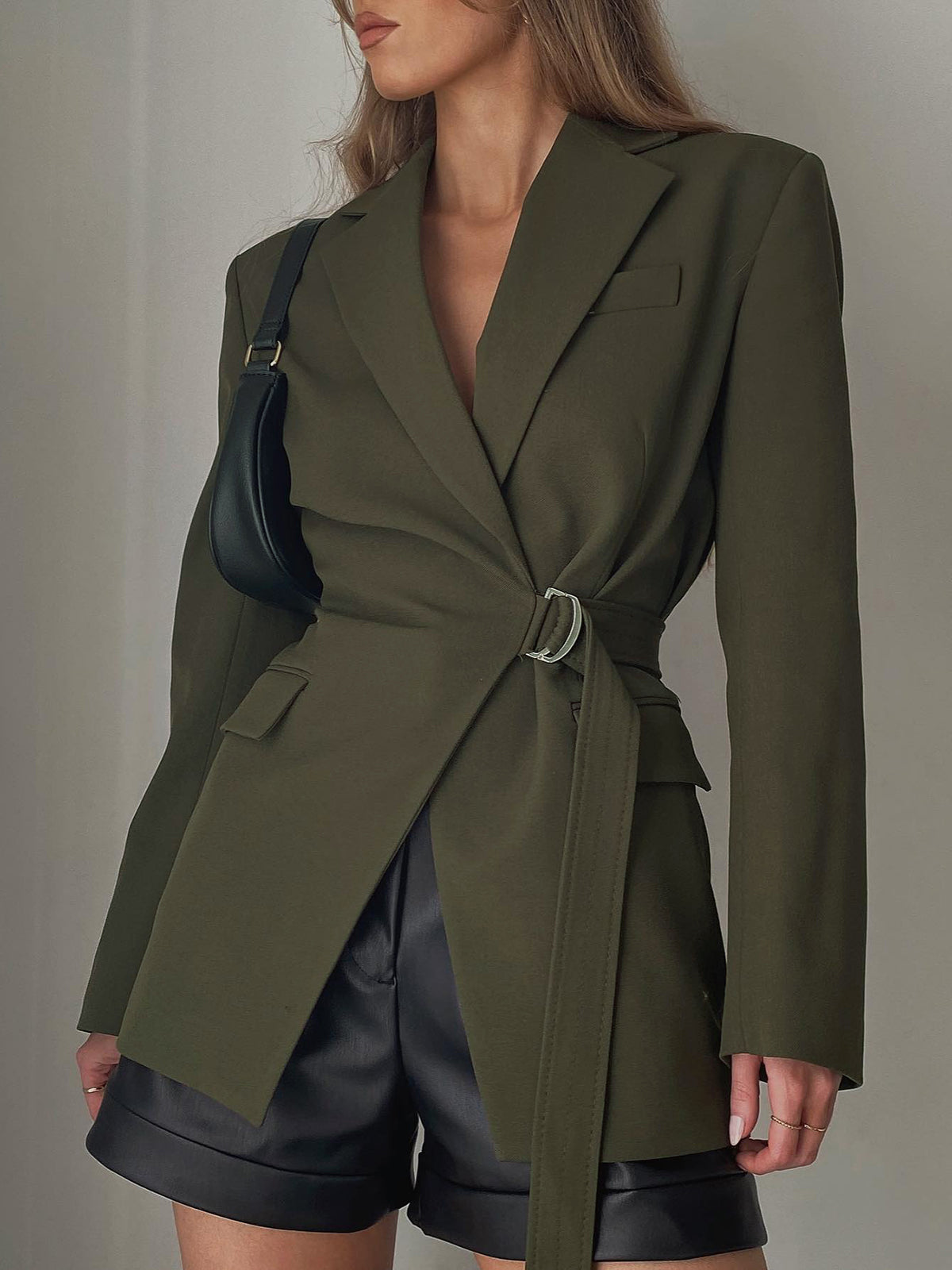 Anaïs Women's Blazer - fabric and finish detail