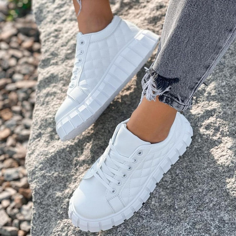 Imogen Women's Platform Sneakers - close-up detail