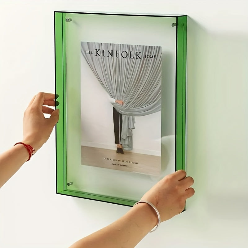 Ember Solar Photo Frame | Brown, Blue