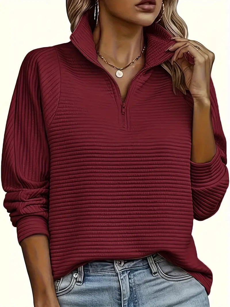 Kira Women's Sweater - fabric and finish detail
