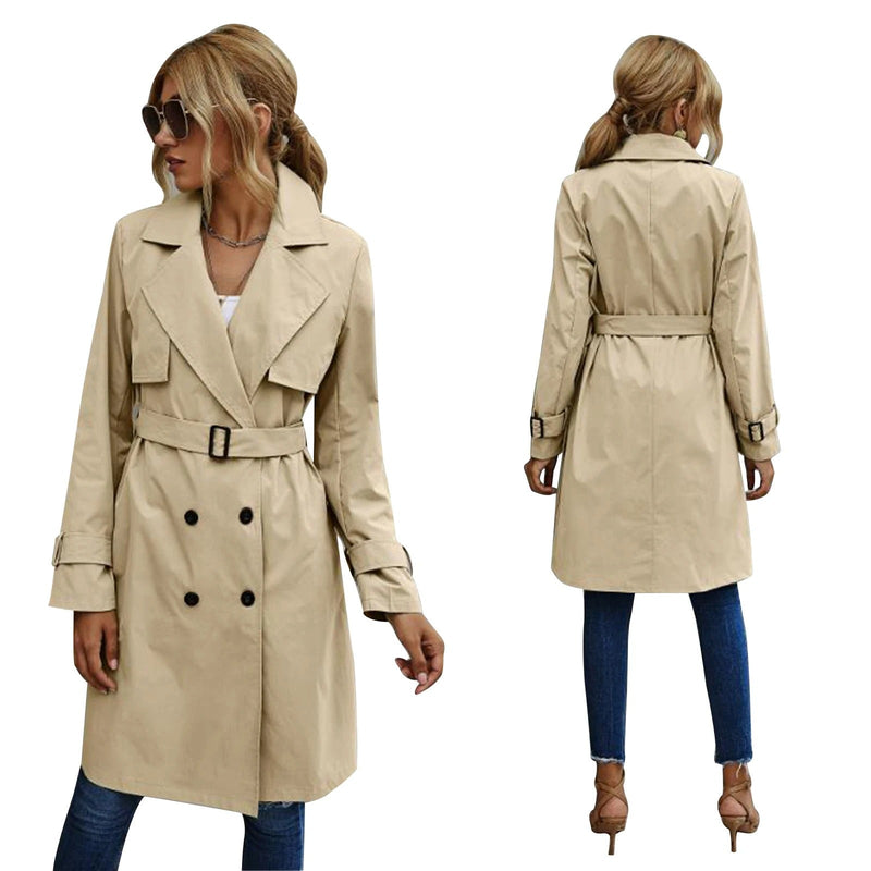 Mira Women's Trench Coat - styled view