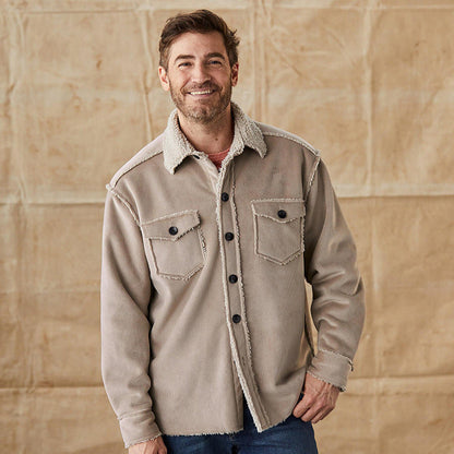 Milo Men's Jacket - fabric and finish detail
