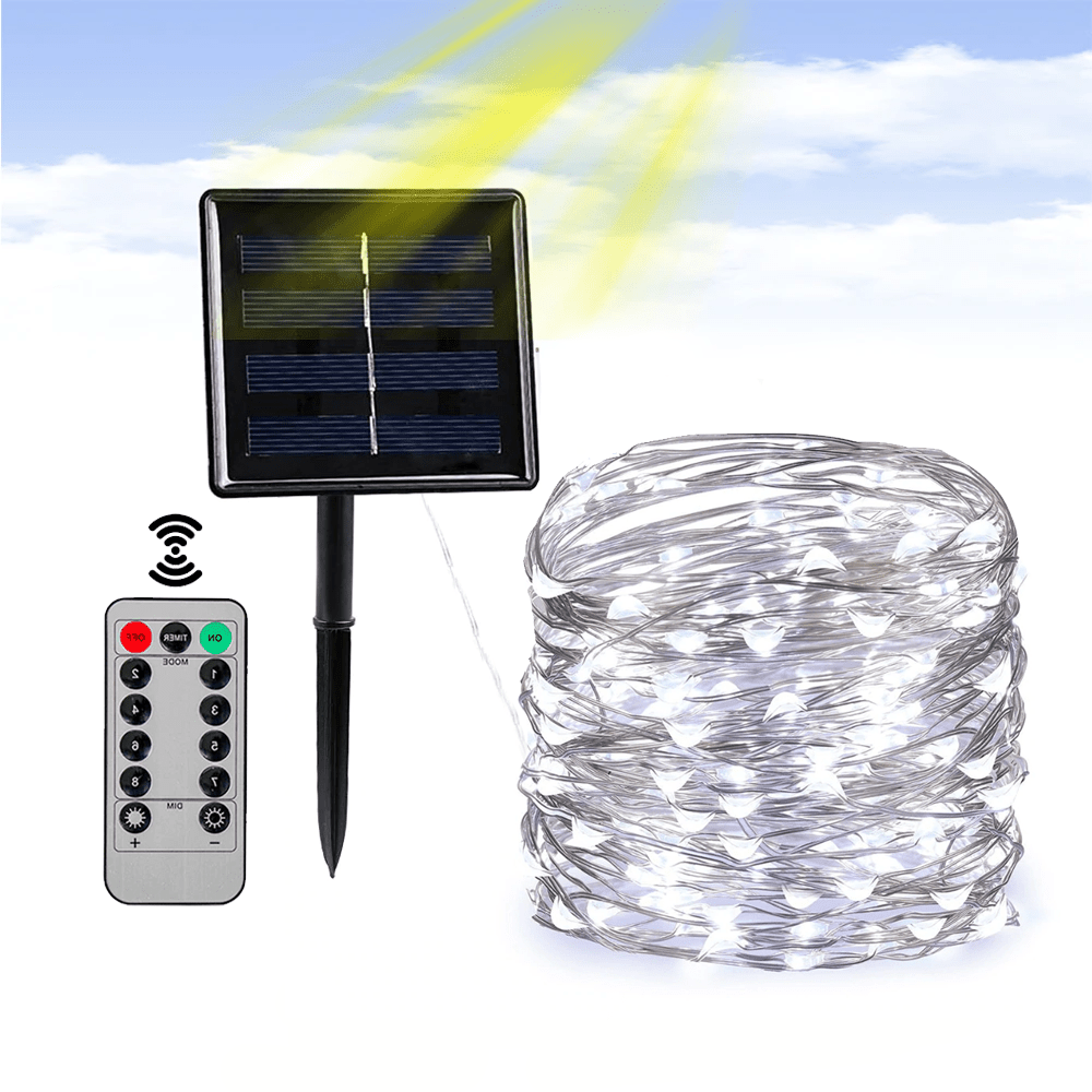 Pine Solar Lights - shown in use