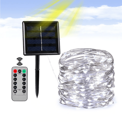 Pine Solar Lights - shown in use