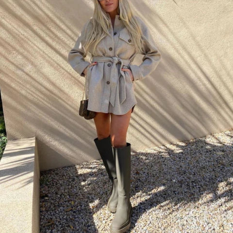 Anouk Women's Trench Coat - front view