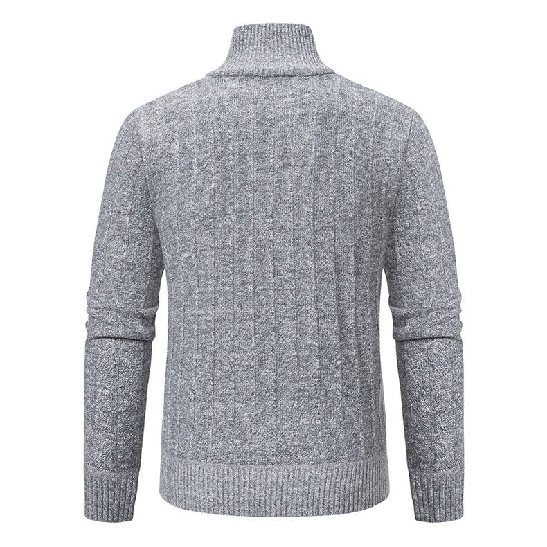 Yves Men's Cable Knit Sweater - full-length view