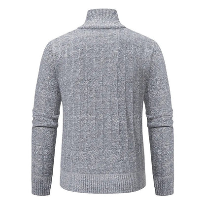 Yves Men's Cable Knit Sweater - full-length view