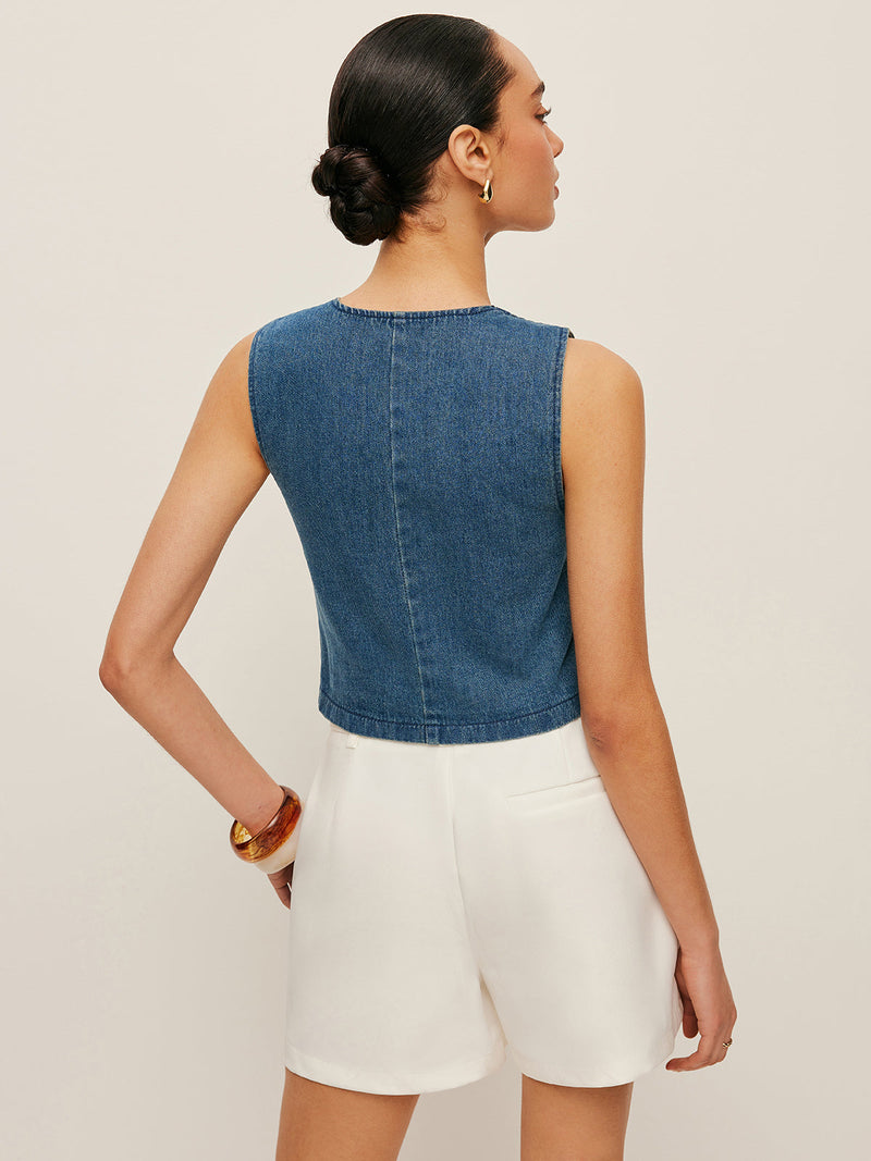 Vienna Women's Vest - close-up detail