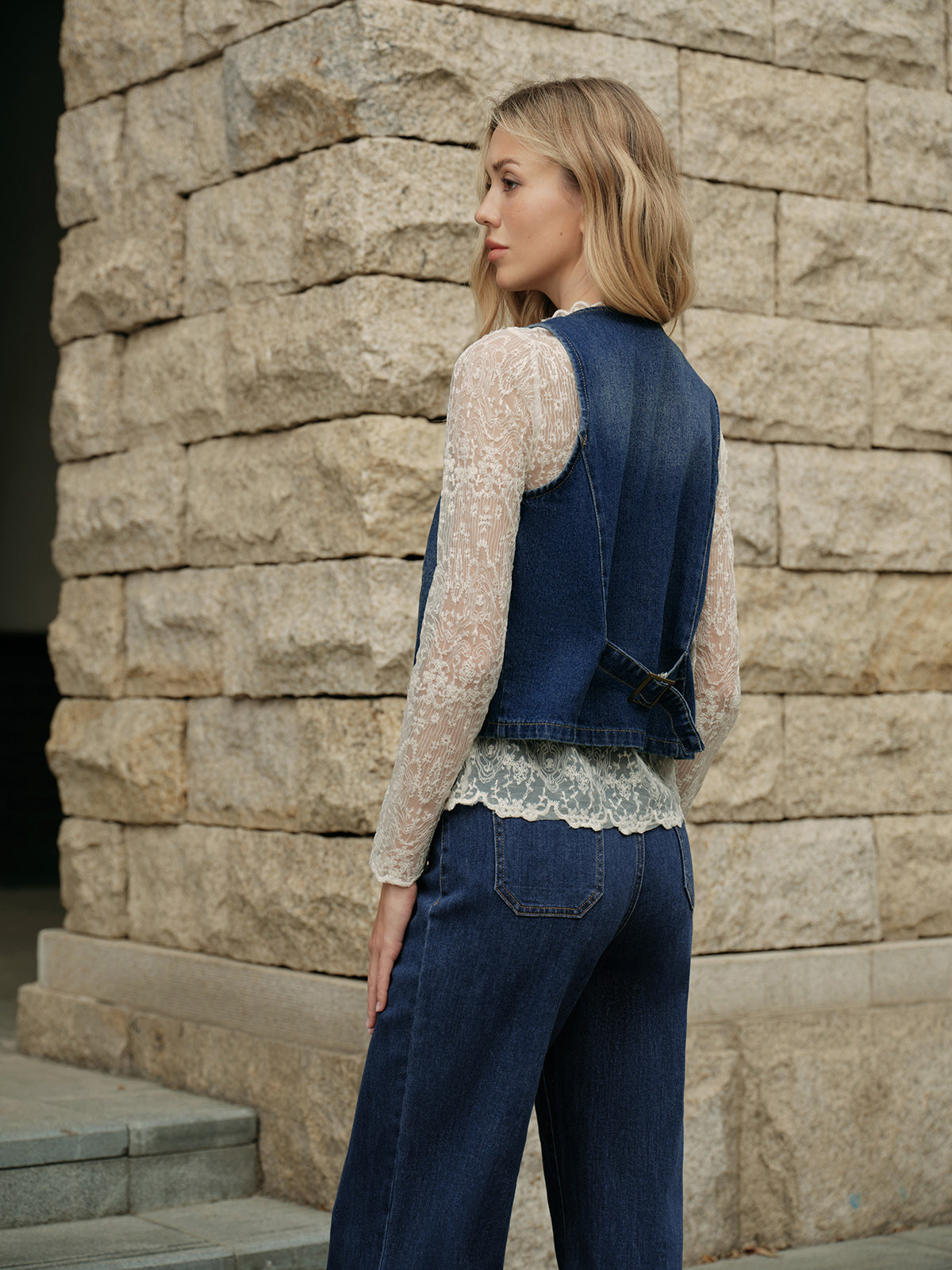 Sienna Women's Vest - flat lay