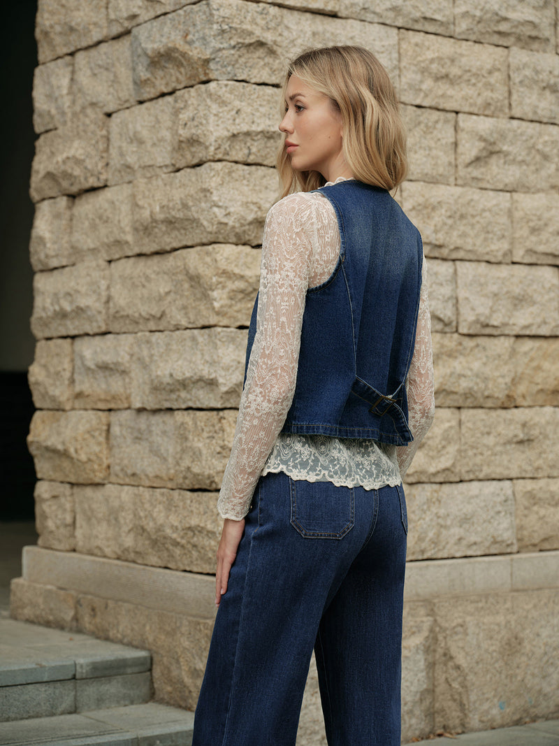 Sienna Women's Vest - flat lay
