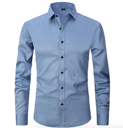 Gray Men's Dress - flat lay