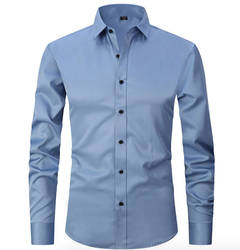 Gray Men's Dress - flat lay