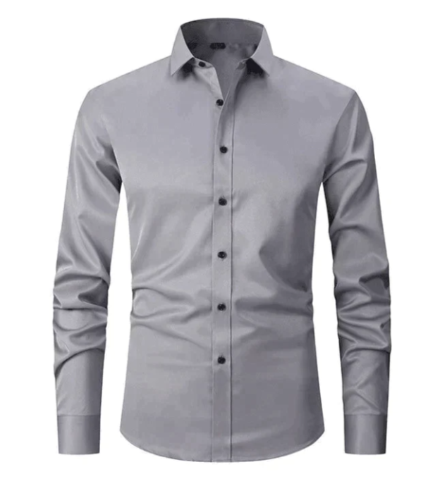 Gray Men's Dress - shown in use