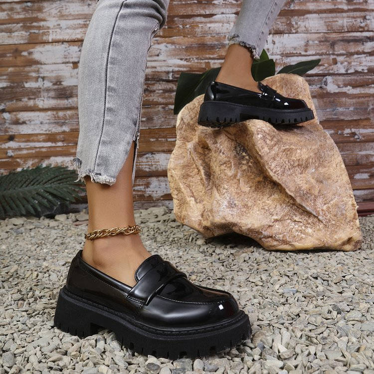 Imogen Women's Platform Loafers - full-length view