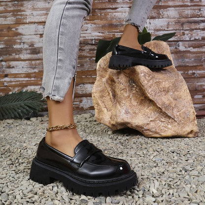 Imogen Women's Platform Loafers - full-length view