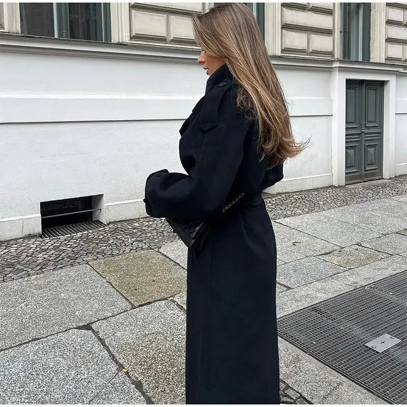 Juno Women's Trench Coat - full-length view