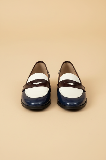 Juno Women's Flats - fabric and finish detail