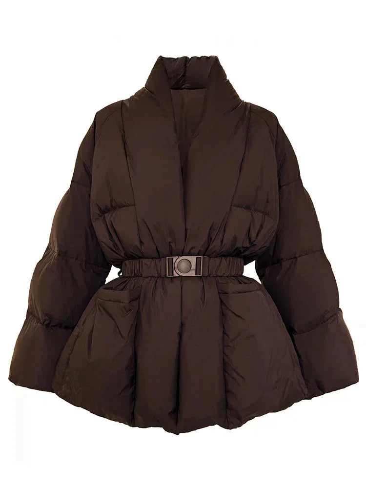 Ulla Women's Puffer Jacket - fabric and finish detail