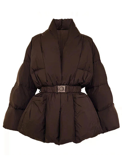 Ulla Women's Puffer Jacket - fabric and finish detail