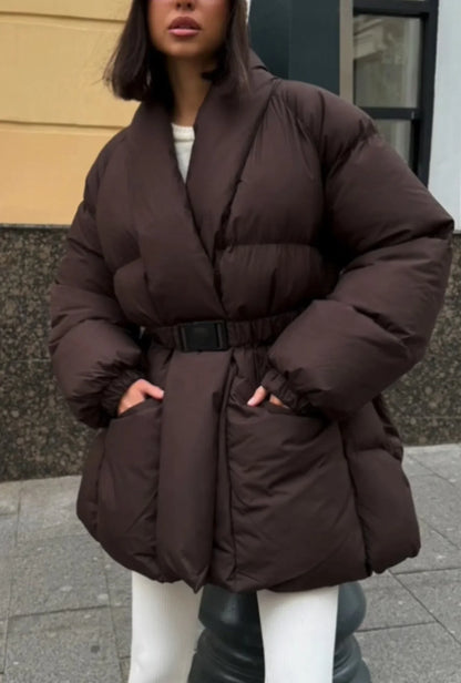 Ulla Women's Puffer Jacket - back view
