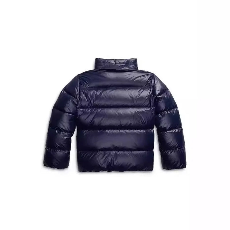 Thea Women's Puffer Jacket - fabric and finish detail
