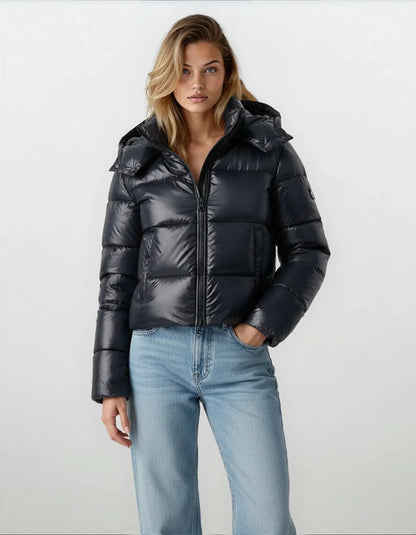 Thea Women's Puffer Jacket - front view