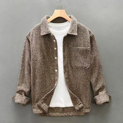 Dahlia Women's Cashmere Button-up - front view