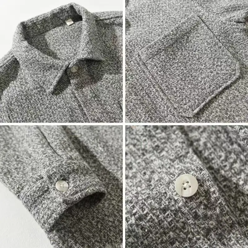 Dahlia Women's Cashmere Button-up - back view