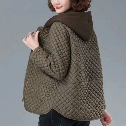 Quinn Women's Quilted Coat - front view