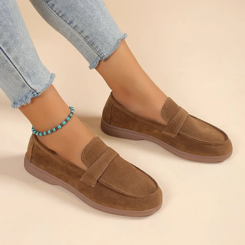 Elise Women's Suede Loafers - flat lay