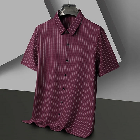 Vera Women's Pinstripe Polo - front view