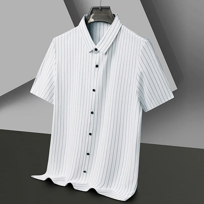 Vera Women's Pinstripe Polo - back view