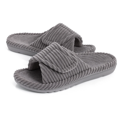 Lila Women's Corduroy Slides - styled view