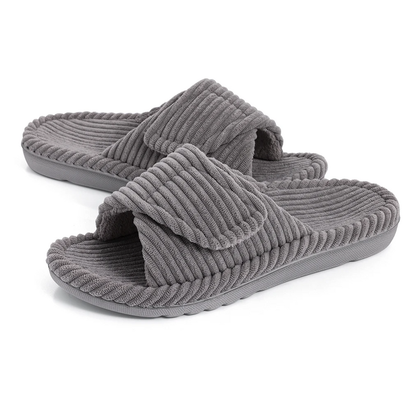 Lila Women's Corduroy Slides - styled view