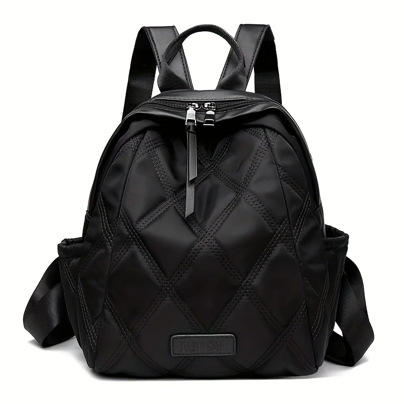 Elise Women's Quilted Backpack - front view