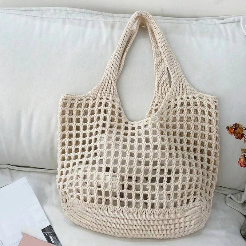 Winona Women's Crochet Crochet Carryall - full-length view