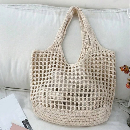 Winona Women's Crochet Crochet Carryall - full-length view
