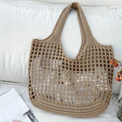 Winona Women's Crochet Crochet Carryall - close-up detail